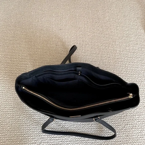 TORY BURCH Robinson Tote Large Laptop Saffiano Leather Satchel Purse & Dust Bag - Picture 10 of 13